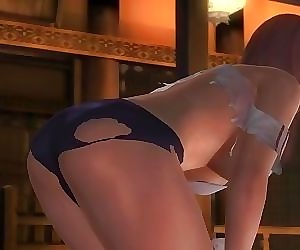 Dead or alive 5 Honoka wardrobe malfunction ass exposure after the fight !