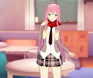3D Hentaigame - take Zerotwo Virginity and Creampie